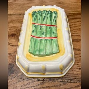 Vintage Sigma Taste Setter Ceramic Asparagus Gelatin Mold 1980's Made in Japan
